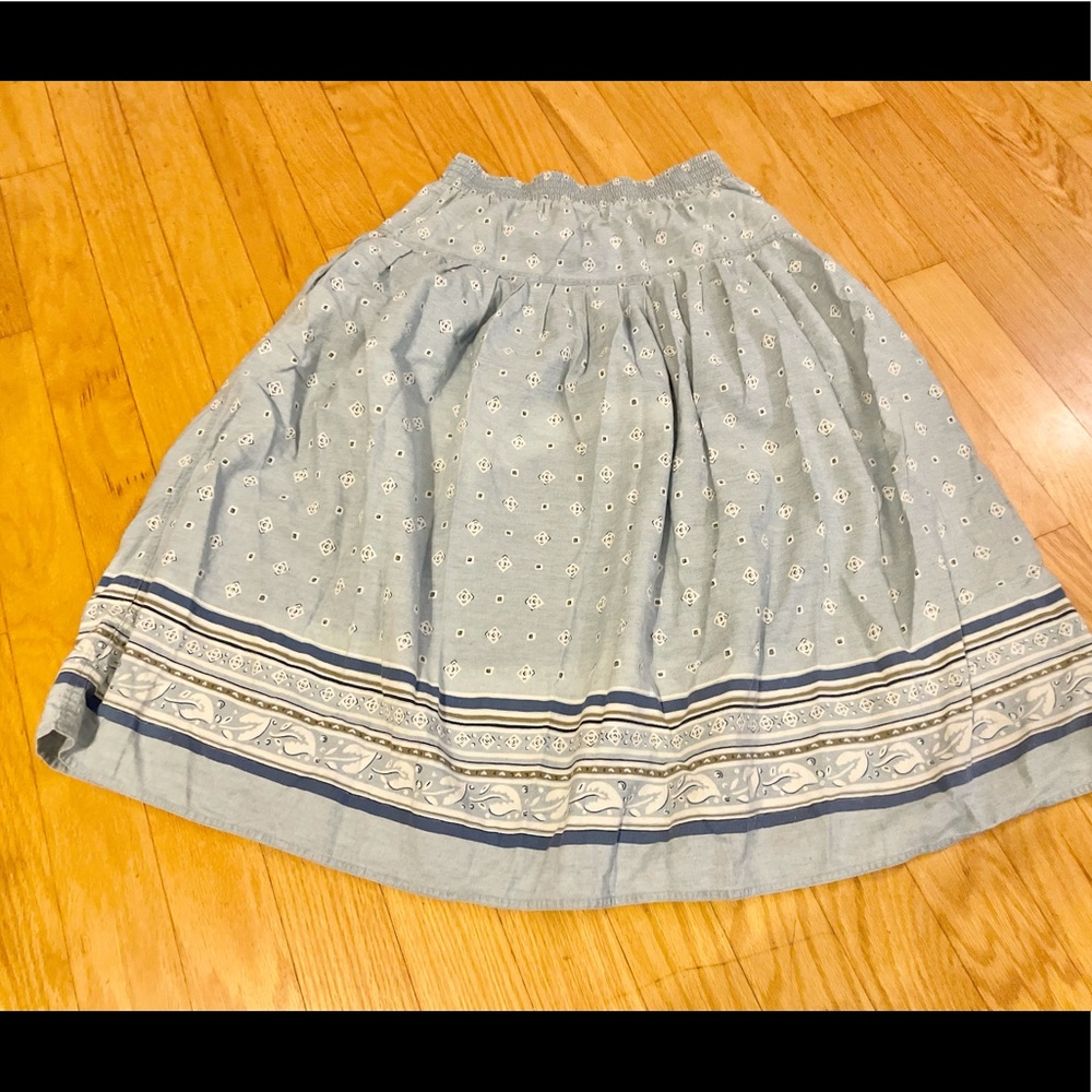 LizWear Petites Vintage Paisley Skirt